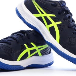 Chaussures de padel Marines/Jaunes Fluo Homme Asics Upcourt 6