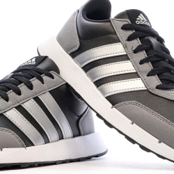 Baskets Noir/Gris Homme Adidas Run50s