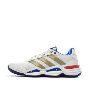 Baskets Blanches/Bleu/Doré Homme Adidas Stabil