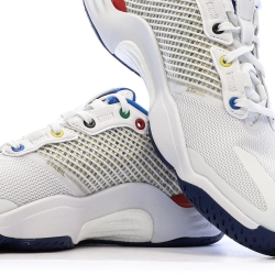 Baskets Blanches/Bleu/Doré Homme Adidas Stabil