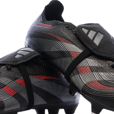 Chaussures de Football Noir Homme Adidas Predator League FT