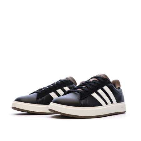 Baskets Noires/Blanches Homme Adidas Grand Court 2.0