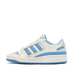Baskets Blanches/Bleu Homme Adidas Forum