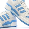 Baskets Blanches/Bleu Homme Adidas Forum