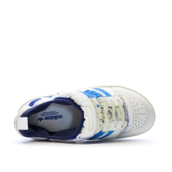 Baskets Blanches/Bleu Homme Adidas Puffylette