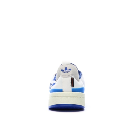 Baskets Blanches/Bleu Homme Adidas Puffylette