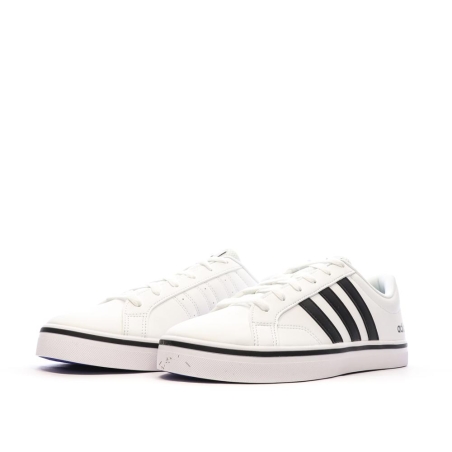Baskets Blanc/Noir Homme Adidas VS Pace 2.0