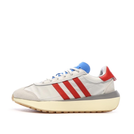 Baskets Gris/Bleu/Rouge Homme Adidas Country