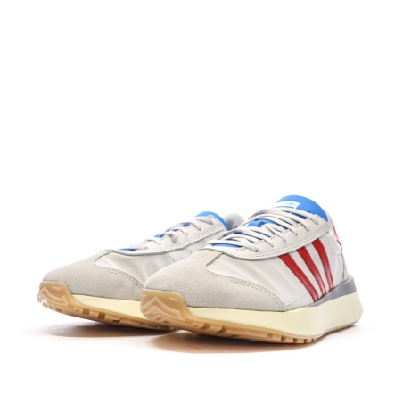 Baskets Gris/Bleu/Rouge Homme Adidas Country