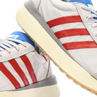 Baskets Gris/Bleu/Rouge Homme Adidas Country
