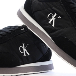 Baskets Noir/Blanc Homme Calvin Klein Jeans Retros