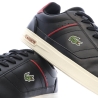 Baskets Noires/Rouges Homme Lacoste Court