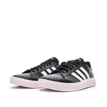 Baskets Noires/Blanches Homme Adidas Grand Court Base 2.0