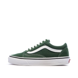 Baskets Vertes Homme Vans Old Skool Color