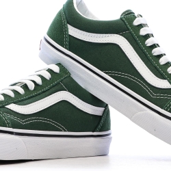Baskets Vertes Homme Vans Old Skool Color