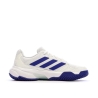 Baskets Blanches/Bleu Homme Adidas Courtjam