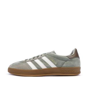 Baskets Vertes Homme Adidas Gazelle Indoor