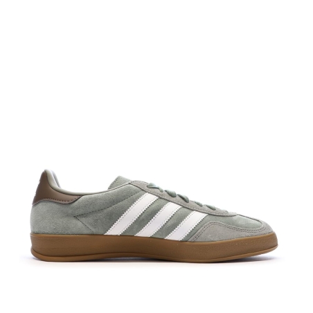 Baskets Vertes Homme Adidas Gazelle Indoor