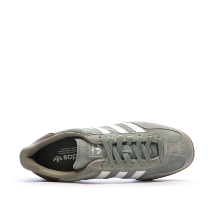 Baskets Vertes Homme Adidas Gazelle Indoor
