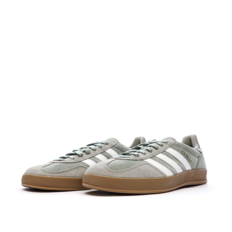 Baskets Vertes Homme Adidas Gazelle Indoor