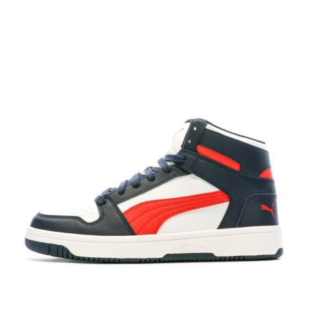 Baskets Noires/Rouges Homme Puma Rebound