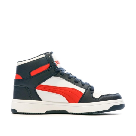 Baskets Noires/Rouges Homme Puma Rebound