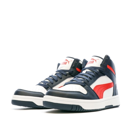 Baskets Noires/Rouges Homme Puma Rebound