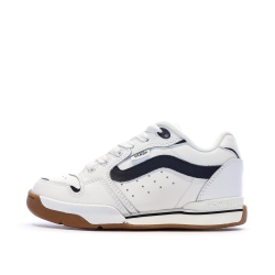 Baskets Blanc/Noir Homme Vans Old Skool Canvas Block B