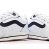 Baskets Blanc/Noir Homme Vans Old Skool Canvas Block B