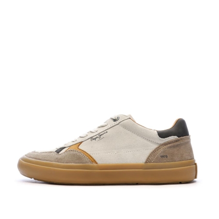 Baskets Beiges Homme Pepe jeans Travis Retro