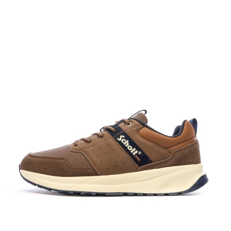 Baskets Marron Homme Schott Fugio Cognac