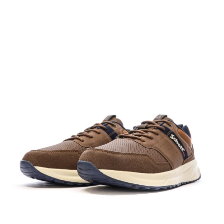 Baskets Marron Homme Schott Fugio Cognac