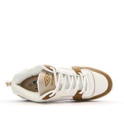 Baskets Blanches/Beiges/Camel Homme Umbro Tywen