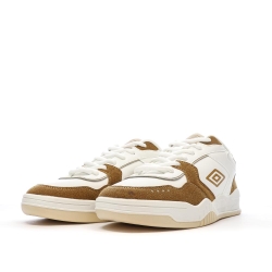 Baskets Blanches/Beiges/Camel Homme Umbro Tywen