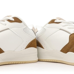 Baskets Blanches/Beiges/Camel Homme Umbro Tywen