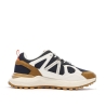 Baskets Blanches/Noires/Camel Homme Schott Heck