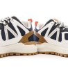 Baskets Blanches/Noires/Camel Homme Schott Heck