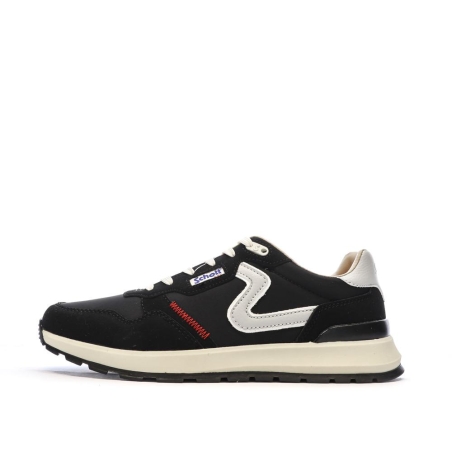Baskets Noires/Blanches Homme Schott Dorian