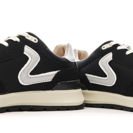 Baskets Noires/Blanches Homme Schott Dorian
