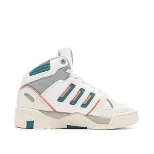 Baskets Blanche/Turquoise Homme Adidas Midcity