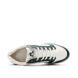Baskets Blanc/Vert Mixte Le Coq Sportif Terra