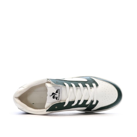Baskets Blanc/Vert Mixte Le Coq Sportif Terra