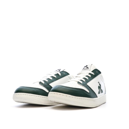 Baskets Blanc/Vert Mixte Le Coq Sportif Terra