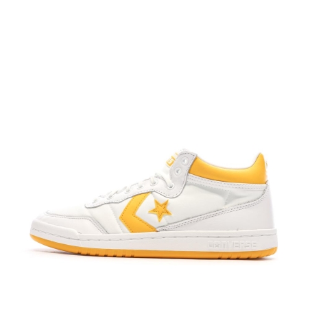 Baskets Blanches/Orange Homme Converse Fastbreak