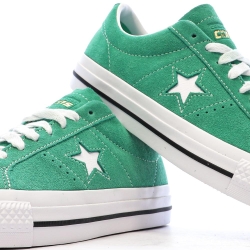 Baskets Vertes Homme Converse One Star Pro