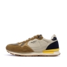Baskets Noir/Camel Homme Pepe jeans Brit Prints
