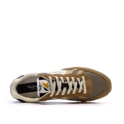 Baskets Noir/Camel Homme Pepe jeans Brit Prints