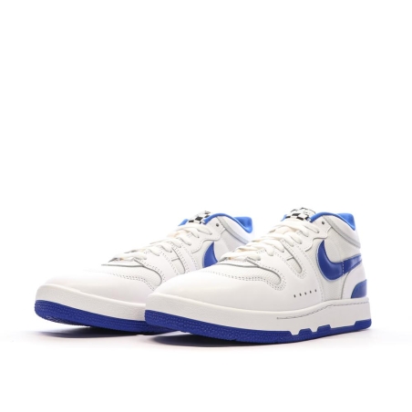 Baskets Blanches/Bleu Homme Nike Attack