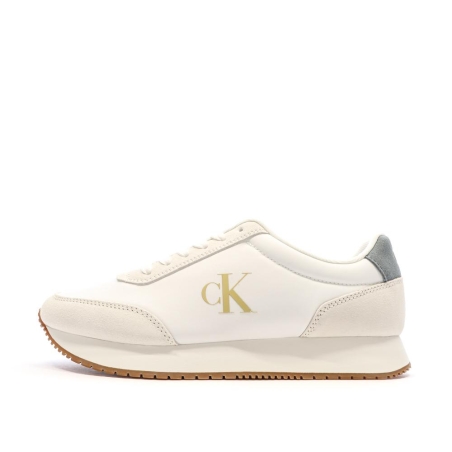 Baskets Blanches Homme Calvin Klein Jeans Retro