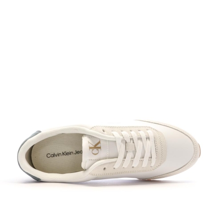 Baskets Blanches Homme Calvin Klein Jeans Retro